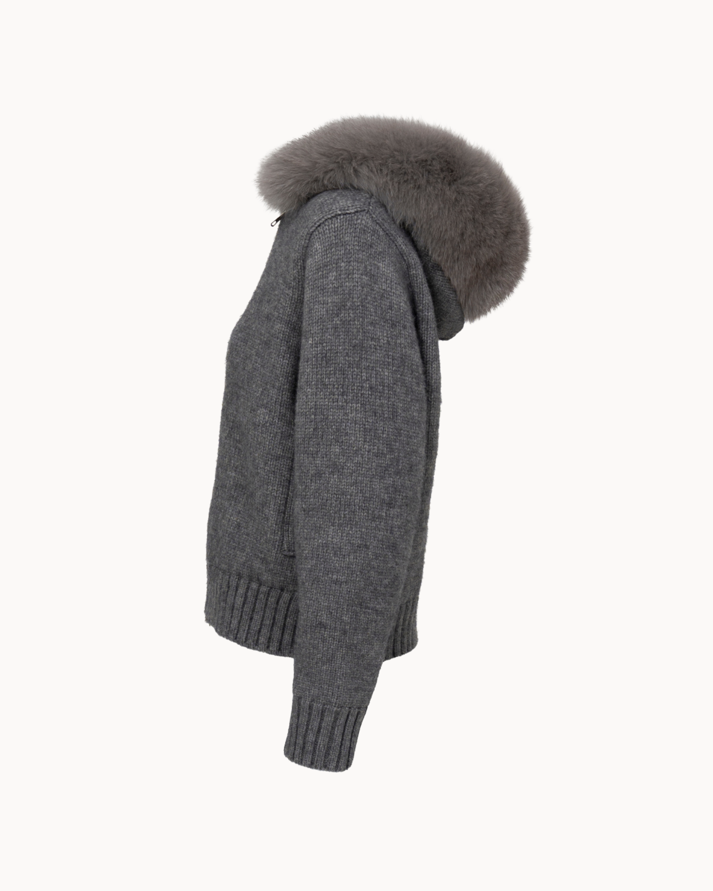 Jacke mit Kapuze und Reißverschluss