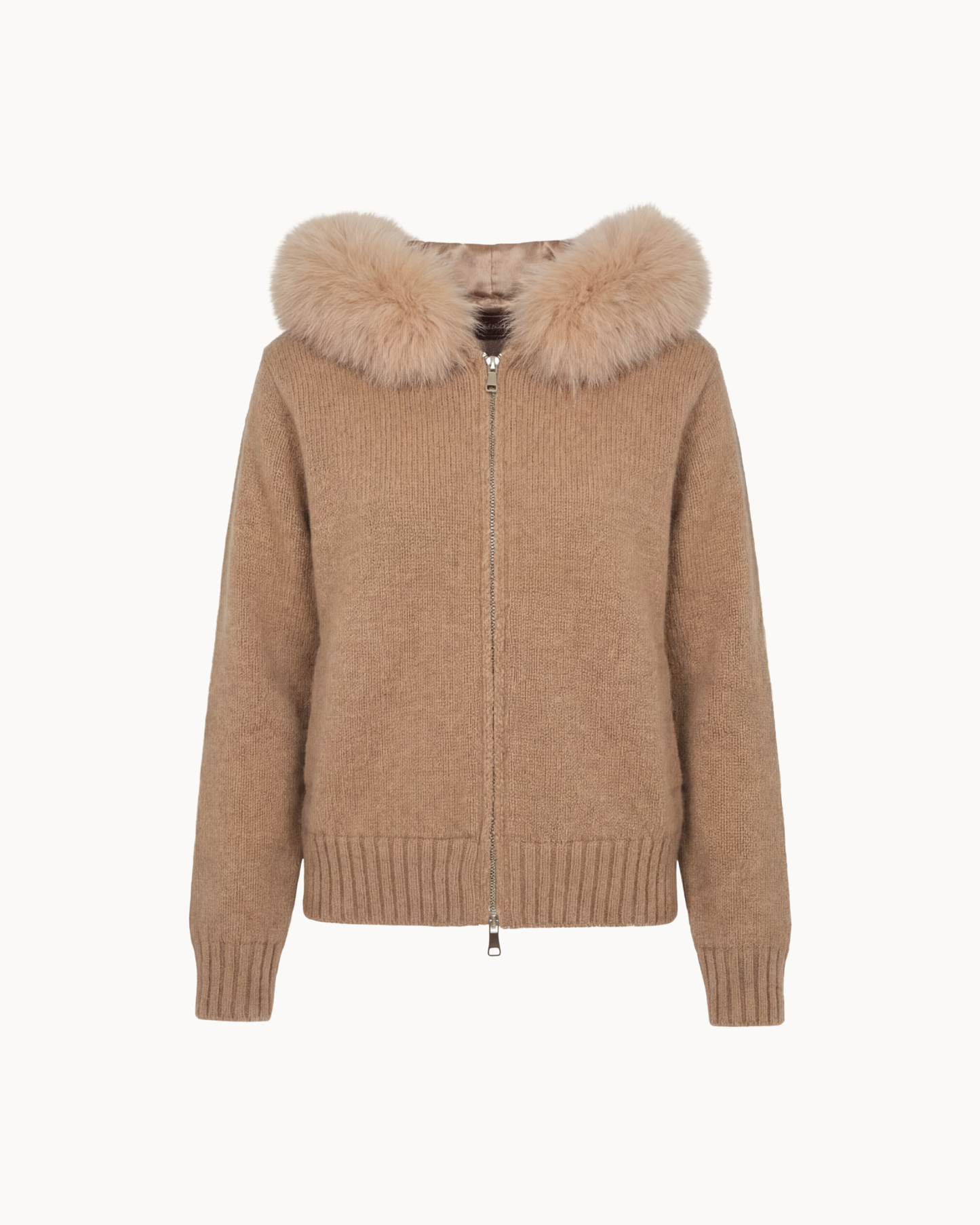 Jacke mit Kapuze und Reißverschluss