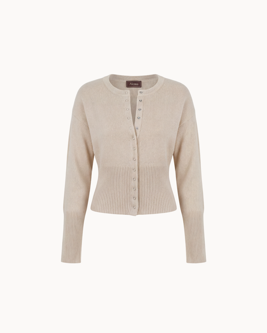 Alba Strickcardigan mit Knopfleiste