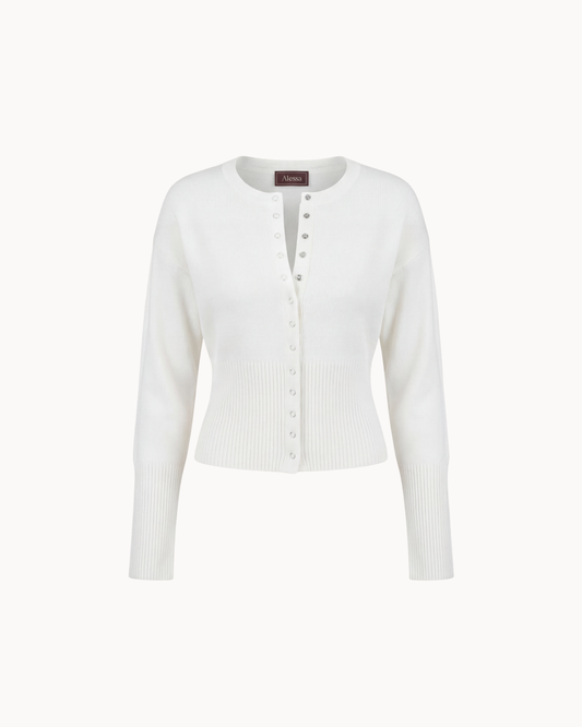 Alba Strickcardigan mit Knopfleiste