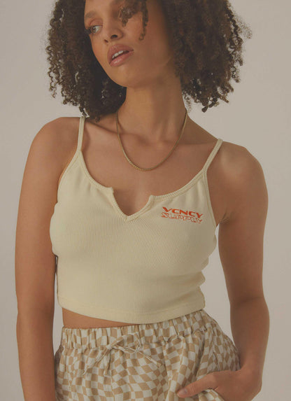 Ärmelloses Crop-Top mit Trägern