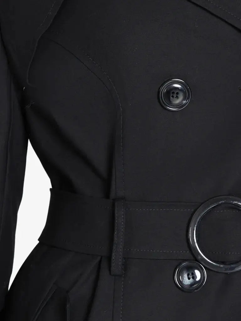 Doppelreihiger Trenchcoat mit Gürtel
